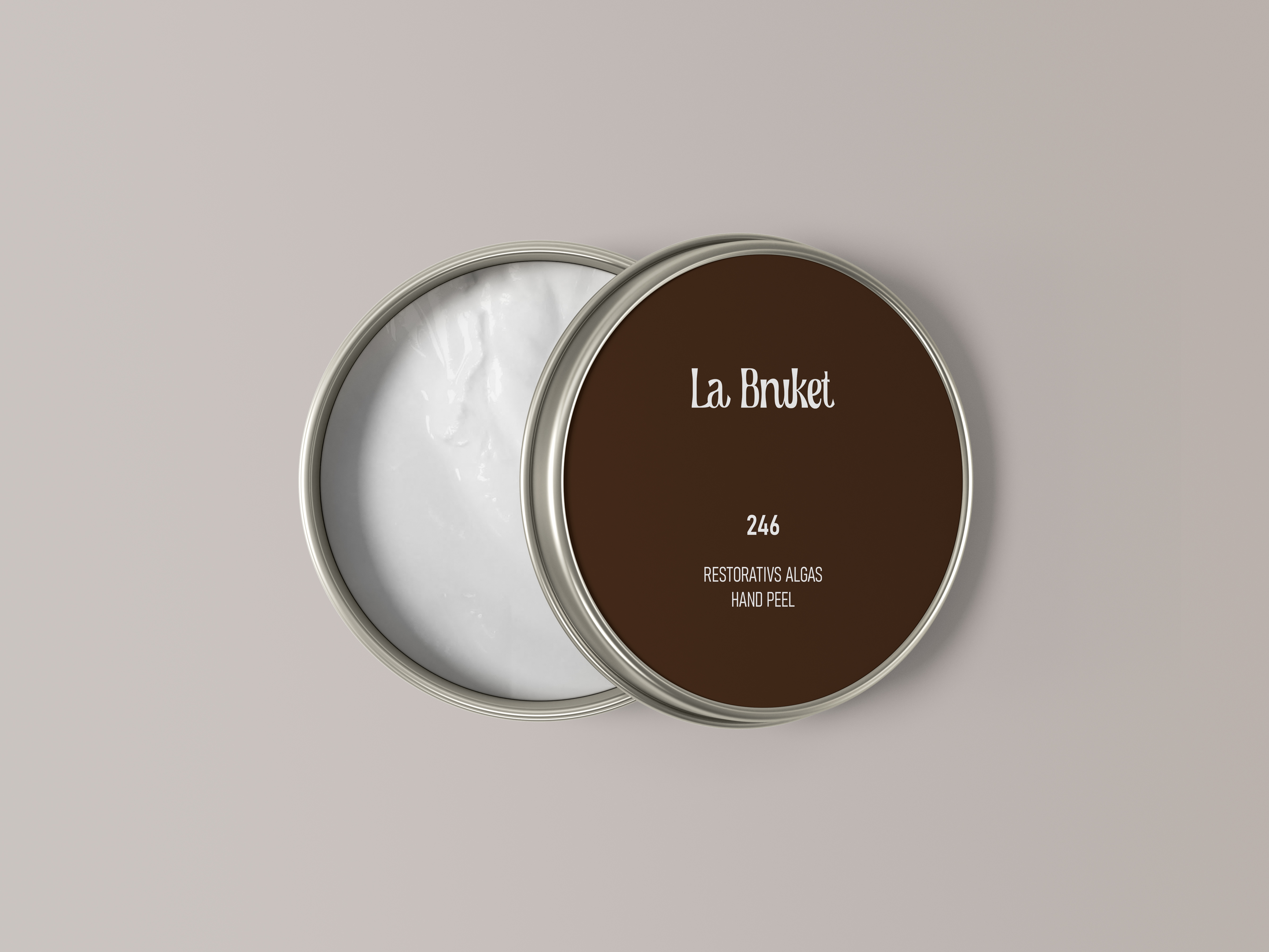 La Bruket 핸드 필링 제품 패키지 3D 목업