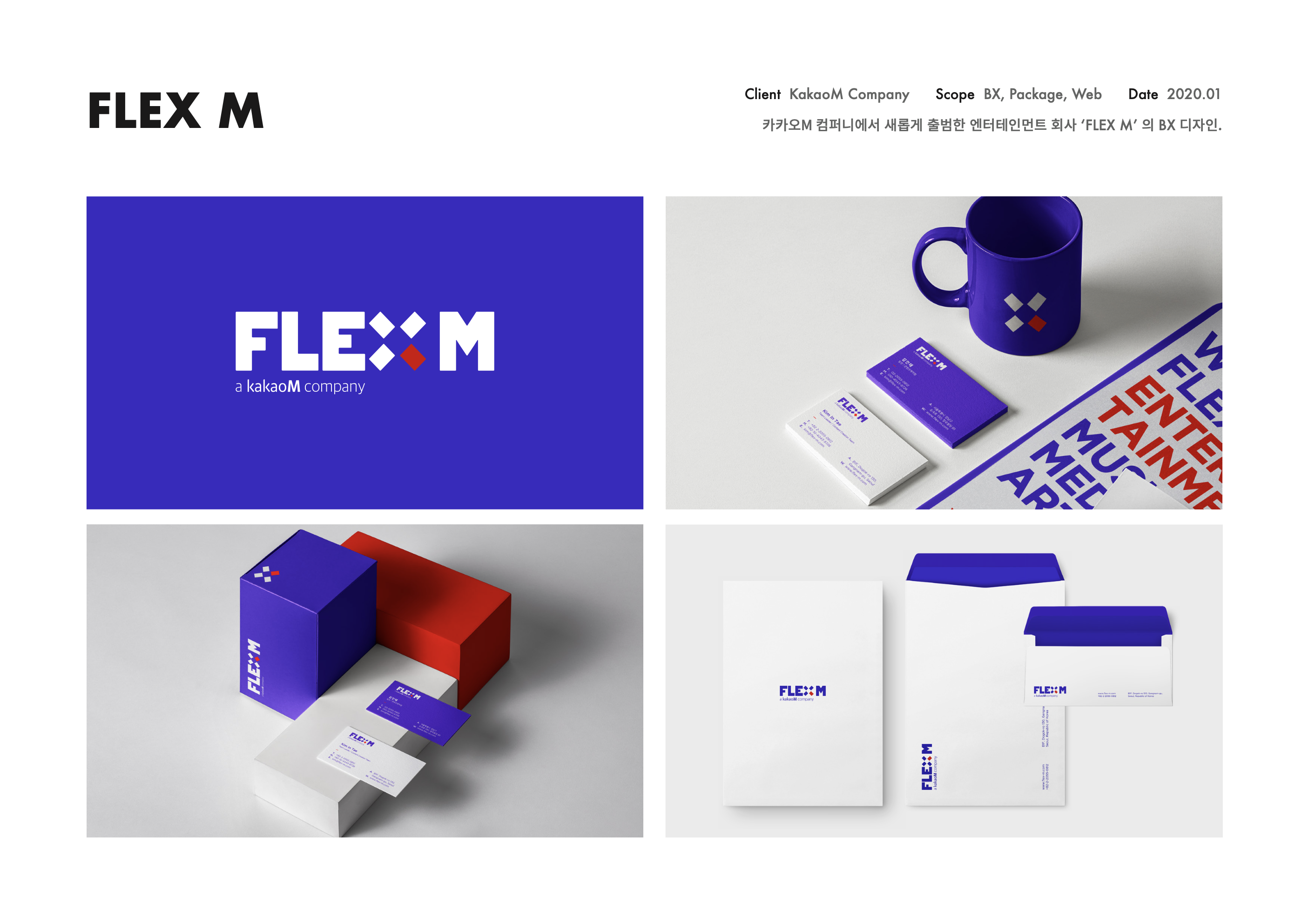 FLEX M 브랜드 디자인