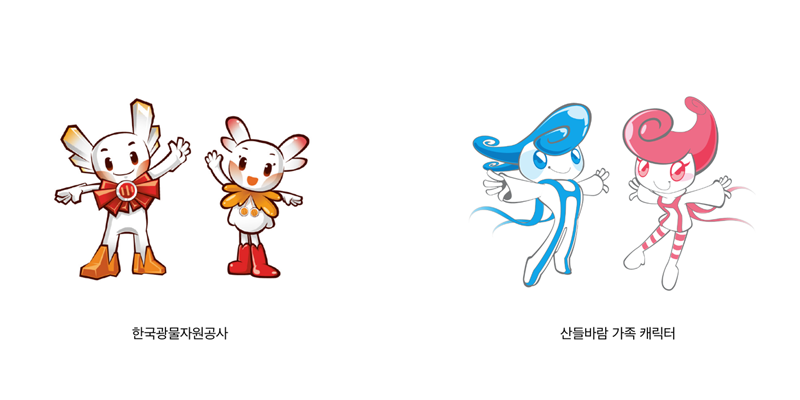기관 및 단체 캐릭터 디자인 포트폴리오